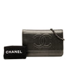 Chanel CC Metallic Caviar Wallet on Chain Secondhand
