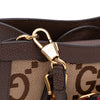 Secondhand Gucci Small Jumbo GG Canvas Bamboo Diana Satchel