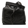 Chanel CC Lambskin Drawstring Bucket Bag Secondhand