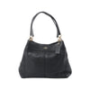 Coach Lexy Pebbled Leather Shoulder Bag in Black Secondhand