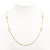 Dior Gold Plated Logo Chain Necklace Secondhand