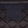 Secondhand Gucci Large Leather Bamboo Double Pocket Messenger Bag