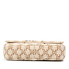 Celine Triomphe Matelasse Canvas Monochrome Chain Shoulder Bag Secondhand