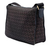 Fendi Zucchino Canvas F Charm Crossbody Secondhand
