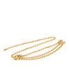 Chanel Gold Plated Quilted CC Triple Chain Belt Secondhand