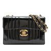 Chanel Jumbo Patent Vertical Quilt Mademoiselle Flap Secondhand