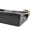 Chanel Jumbo Patent Vertical Quilt Mademoiselle Flap Secondhand