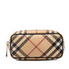 Secondhand Burberry Supernova Check Coated Canvas Pouch