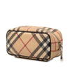 Secondhand Burberry Supernova Check Coated Canvas Pouch