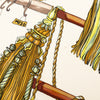 Hermès Passementerie Silk Scarf 90 Secondhand
