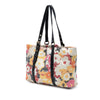 Fendi Zucchino Canvas Floral Superstar Tote Secondhand