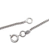 Chanel Silver Plated CC Heart Pendant Necklace Secondhand