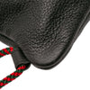 Secondhand Gucci Leather Logo Drawstring Backpack