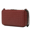 Bottega Veneta Nappa Intrecciato Double Zip Shoulder Bag Secondhand