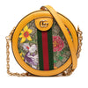 Gucci Mini GG Supreme Flora Ophidia Round Crossbody Secondhand