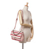 Chanel Jumbo Stripe Jersey Felt and Rope Flap Secondhand