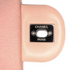 Secondhand Chanel Jumbo Stripe Jersey Felt and Rope Flap