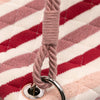 Secondhand Chanel Jumbo Stripe Jersey Felt and Rope Flap