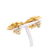 Chanel CC Gold Plated Oval Clip On Earrings Secondhand
