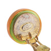 Chanel Gold Plated Resin CC Camellia Button Clip On Earrings Secondhand
