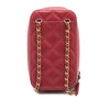 Chanel CC Quilted Lambskin Zip Phone Case Secondhand