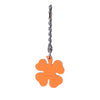 Hermès Sterling Silver and Chevre Lucky Four Leaf Clover Bag Charm Secondhand