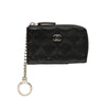 Chanel Quilted Caviar Zipped Key Holder Coin Case Secondhand