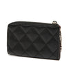 Chanel Quilted Caviar Zipped Key Holder Coin Case Secondhand