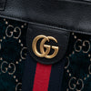 Gucci Large GG Velvet Web Ophidia Tote Secondhand