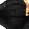 Gucci Woven Leather Bamboo Satchel Secondhand