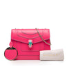 Bvlgari Small Leather Square Serpenti Forever Chain Crossbody Secondhand