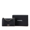Chanel Old Medium Chevron Caviar Boy Flap Secondhand