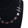 Chanel CC Ruthenium Plated Logo Chain Choker Necklace Secondhand
