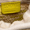 LOEWE Paulas Ibiza Raffia Anagram Square Pocket Bucket Bag Secondhand