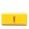 Secondhand Saint Laurent Leather Monogram Cassandre Clutch