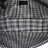 Fendi FF Embroidered Wool Houndstooth Baguette Satchel Secondhand
