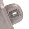 Chanel Mini Square Classic Chevron Iridescent Lambskin Single Flap Secondhand