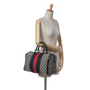 Gucci GG Canvas Web Boston Secondhand