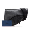 Dior Oblique Perforated Calfskin Galaxy Saddle Bag Secondhand