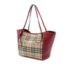 Burberry Small Haymarket Check Canvas and Leather Canterbury Tote Secondhand