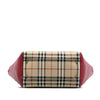 Burberry Small Haymarket Check Canvas and Leather Canterbury Tote Secondhand