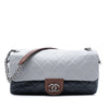 Chanel Large Tricolor Quilted Lambskin Country Chic Flap Secondhand