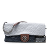 Chanel Large Tricolor Quilted Lambskin Country Chic Flap Secondhand