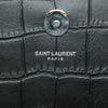 Saint Laurent Small Croc Embossed Leather Monogram Kate Tassel Crossbody Secondhand