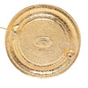 Chanel Gold Plated Rue Cambon Medallion Brooch Secondhand