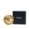 Secondhand Chanel Gold Plated CC Brooch