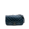 Chanel Quilted Glazed Calfskin Coco Pleats Flap Secondhand