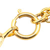 Chanel Gold Plated CC Diamond Shape Pendant Necklace Secondhand
