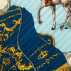Hermès Real Escuela Andaluza del Arte Ecuestre Pleated Silk Scarf Secondhand