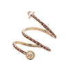 Chanel Gold Plated Faux Pearl Leather Chain Bangle Bracelet Secondhand
